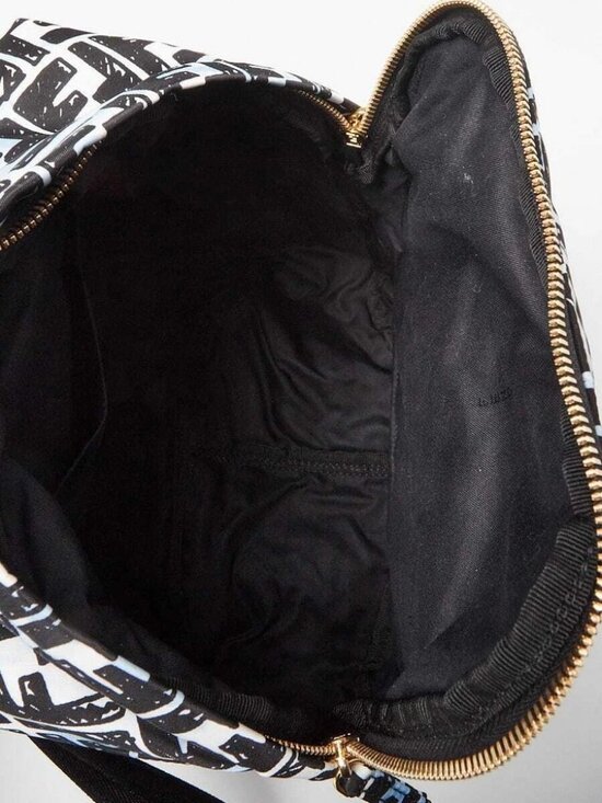 Fendi Blue/Black FF Nylon Small Joshua Backpack Bag main image 5